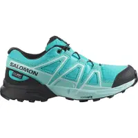 Salomon Chaussures de randonnée pour enfants Speedcross WP, couleur turquoise/noir, taille 33