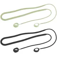 OEM Câbles avec embouts en silicone - Doux et confortables - Noir et vert - Pour Galaxy Buds 2 - Longueur : 40 cm