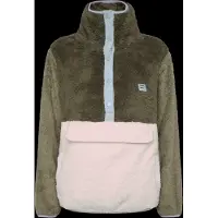 Billabong - Polaire douce à col montant - Switchback Pullover White Cap - Taille M - Kaki