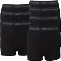 French Connection Lot de sept boxers garçons - Noir