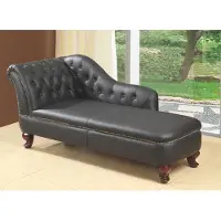 AEA Canapé d'angle, modèle ottoman, revêtement en similicuir, design relax, type chaise longue, style Chesterfield, référence #1668