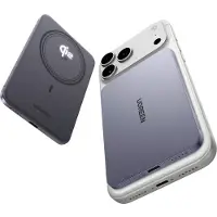 UGREEN MagFlow Air Powerbank (5000 mAh, 15 W), Chargeur de secours, Gris