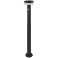 Emos Anthracite lampe de jardin solaire à LED avec détecteur de mouvement Terion 2W IP44 80cm ZGJ0F4S