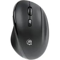 Manhattan 190237 Ergonomische Funkmaus USB-A/C 6 Tasten + Mausrad