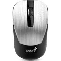 Genius NX-7015/Kancelářská/Optická/1 600 DPI/Bezdrátová USB/Stříbrná