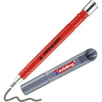 Edding Crayon charpentier - - Porte-mine - Mine rectangulaire - Robuste