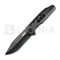 We Knife Couteau pliant Gunwale, Gray Titanium, Polished