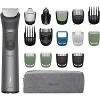 Philips Tondeuse tout-en-un série 7000 MG7961/15, 17 fonctions, gris, 0,5 mm, 2 cm, 0,2 mm, sourcils, visage, nez, acier