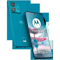 Motorola Edge 40 Neo (256 Go, Caneel Bay, 6.55", SIM + eSIM, 5G), Téléphone portable, Turquoise, Bleu