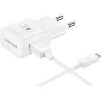 Samsung Chargeur de voyage USB EP-TA20EWEUGWW EU 2 A pour Galaxy S6 et Note 4, blanc, en vrac