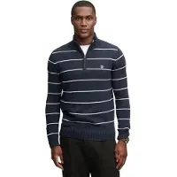 Superdry Pull à Demi-zip Cotton Stripe Knit