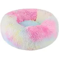 Merkloos Solidchoice - Coussin en forme de beignet pour chiens et chats, 50x50 cm