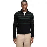 Superdry Pull à Demi-zip Cotton Stripe Knit