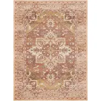 FRAAI Tapis vintage | Sage Medallion Terracotta | 120x170cm | Terracotta | Coton | Rectangulaire