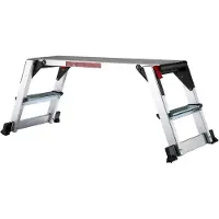 Dripio Plateau de travail pliable en aluminium, dimensions 95 x 30 cm, capacité de charge de 150 kg