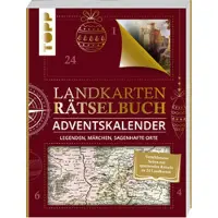 Sonstige Verlage Cartes géographiques Livre de devinettes Calendrier de l'Avent. Légendes, contes, lieux fabuleux