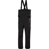 Helly Hansen - Salopette de ski imperméable et respirante - Sogn Bib Shell 2.0 Pant Black en Softshell - Taille XL - Noir
