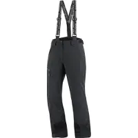 Salomon - Pantalon ski imperméable et en PrimaLoft - Brilliant Pant W Deep Black pour Femme - Taille M - Noir