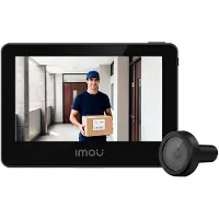 IMOU Judas de Porte connecté avec Caméra et écran de surveillance Noire