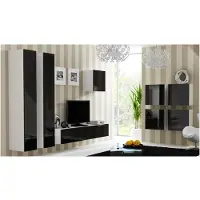 Cama Meble WIK VIGO b/cz Armoire de rangement de salle à manger Placard de rangement