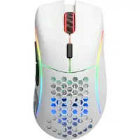 Glorious Modèle D Souris de jeu sans fil Ultralégère 69g jusqu'à 71h de batterie blanche mate USB