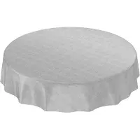 Merkloos Nappe lavable, en toile cirée, diamètre 140 cm, pour table de jardin