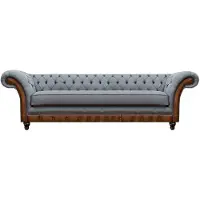 AEA Stilvolles Chesterfield Sofa Wohnzimmer Dreisitzer Textilmöbel Sitzcouch