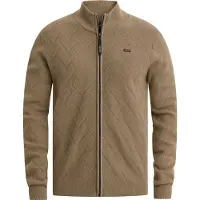 Vanguard Vestes en maille 'Bonded cotton cardigan with allover textured pattern' blanc