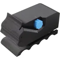 Merkloos Coupe-carton imprimé en 3D, griffoir pour chats fait maison, fabriqué à partir de matériaux recyclés, de couleur noire, pour chats