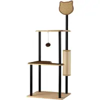 Merkloos Kratzbaum Metall, 48 x 40 x 120 cm, grande surface de couchage, pour chats
