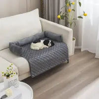 Merkloos Solidchoice - Paniers pour chiens faits à la main, 90 x 90 cm, gris foncé