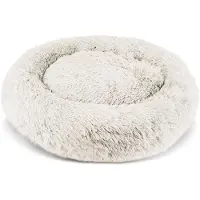 Merkloos Solidchoice - Panier douillet pour chiens et chats, avec housse amovible, couleur crème, 71 cm