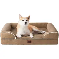 Merkloos Solidchoice - Coussin orthopédique pour chiens, en mousse à mémoire de forme, lavable
