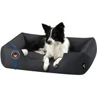 Merkloos Solidchoice - Panier pour chien ergonomique avec housse amovible et lavable