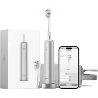 Laifen Brosse à dents électrique Wave Pro – Aluminium, technologie WaveMotion, capteur de pression, contrôle via application, nettoyage en profondeur, longue autonomie et charge sans fil