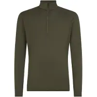 Icebreaker - Première couche en laine de mérinos - M Merino 200 Oasis LS Half Zip Dk Loden en Laine - Taille S - Vert