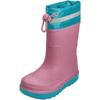 Playshoes Bottes en caoutchouc aqua / gris / mauve