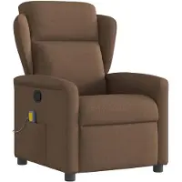 vidaXL Fauteuil relax brun Tissu
