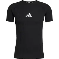 Adidas T-Shirt fonctionnel 'Xperior' noir / blanc