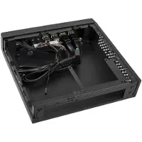 Akasa Cypher MX3 Thin Mini-ITX Case, OEM - juodas (Mini ITX Thin Mini ITX), Boîtier PC, Noir