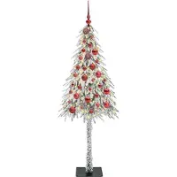 vidaXL Sapin de Noël avec 150 LED Blanc 150 cm PE et Acier