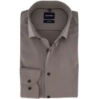 Level 5 by Olymp Level 5 24/Seven Chemise Taupe Marron taille 41