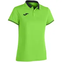 Joma T-shirts manches courtes Championship pour femmes, couleur noir fluo, taille XS (Europe)