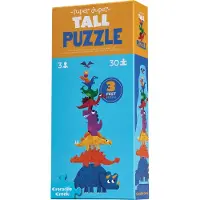 Crocodile Creek Puzzle de dinosaures , 30 pièces - Jouet éducatif pour enfants