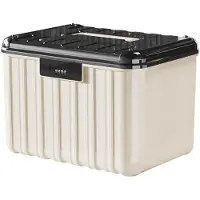 Merkloos Boîte de rangement verrouillable avec serrure à combinaison