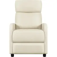 Yaheetech Fauteuil de relaxation , fauteuil télé, canapé individuel, fauteuil de repos avec repose-pieds réglable