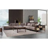 AEA Luxus 2tlg Wohnzimmer Set Ecksofa L-Form mit Couchtisch Modernes Design