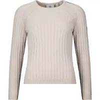 Rossignol - Pull à col rond en laine et coton - W Corbyr Cn Sweater Silver Cloud en Coton - Taille M - Beige