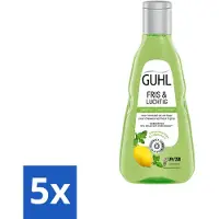 Guhl - Shampooing - Frais & Aéré - 250 ml - Pack avantage - 5 pièces