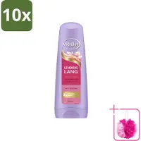 Unilever 10 x Après-shampooing Andrélon Levendig Lang - 200 ml - Pack économique - 10 pièces